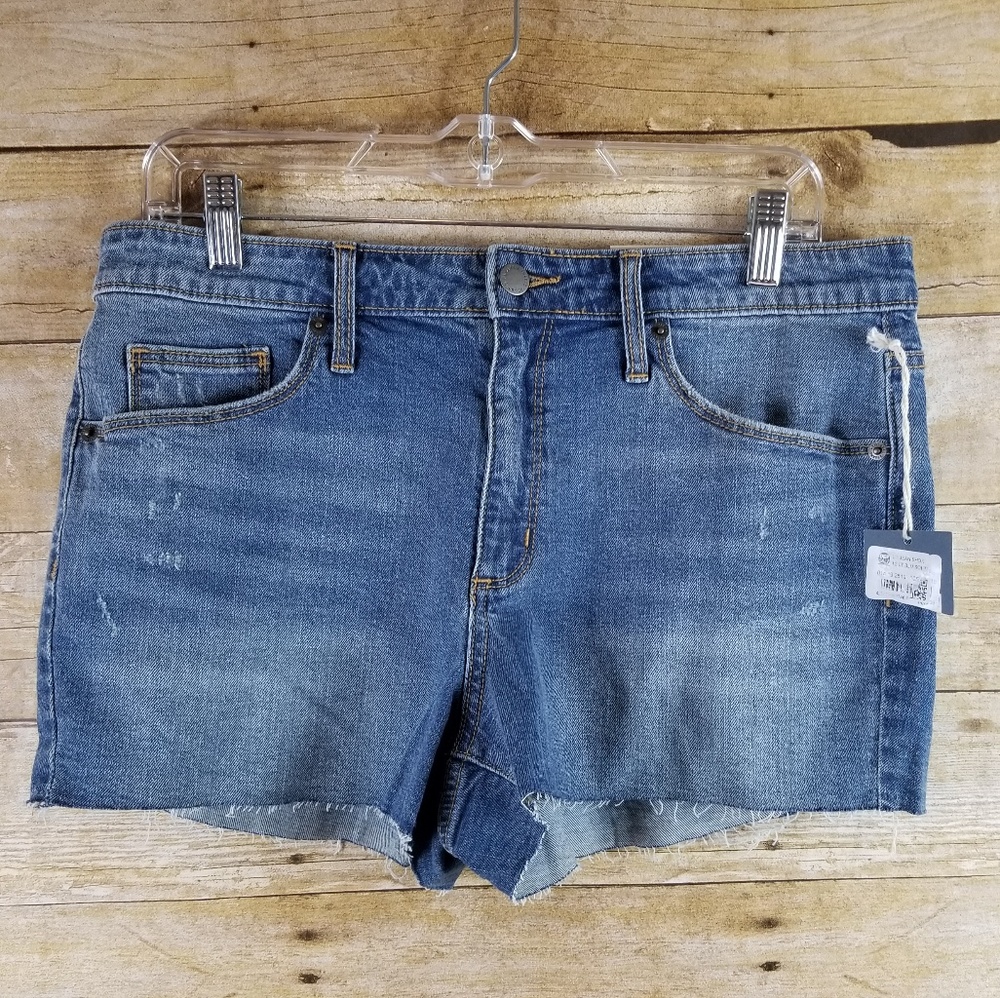 NWT Universal Thread Women's High-Rise Raw Shorts